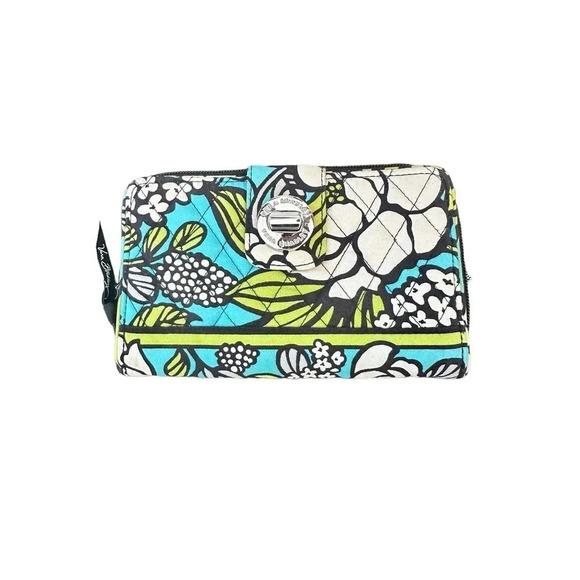 Vera Bradley Island Blooms Small Wallet Wristlet Phone Holder - Picture 1 of 6